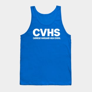 CVHS Carnegie Vanguard HS in White lettering Tank Top